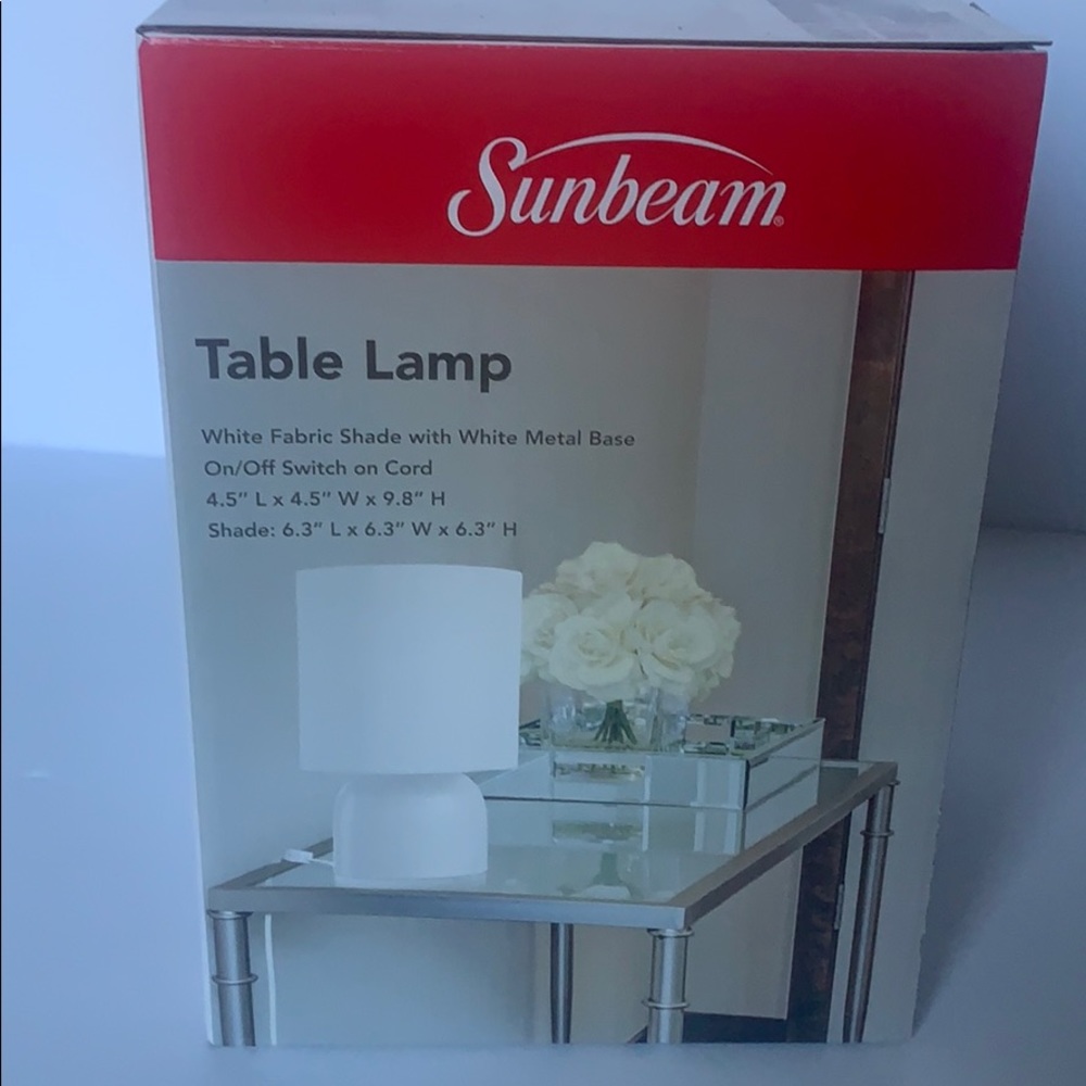 Sunbeam white table light - Picture 3 of 3